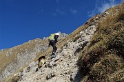 In GRIGNETTA (2177 m) ad anello Cresta Cermenati – Sentiero delle Capre dal Pian dei Resinelli il 27 marzo 2019 - FOTOGALLERY